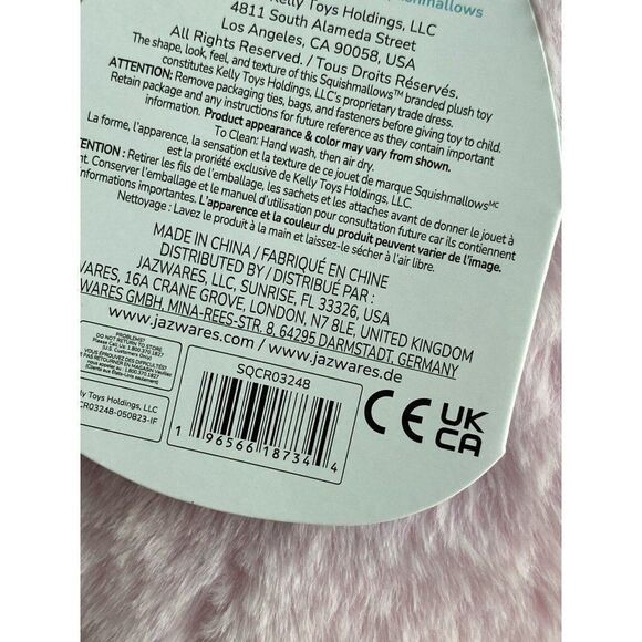 Squishmallows FUZZAMALLOW CELENIA The Pink Cat 12" Soft Plush NEW - Picture 5 of 12